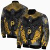 customized pittsburgh pirates praying hands black jacket fashion forward
