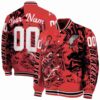 customized portland trail blazers fishing art red jacket fashion forward