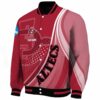customized san diego state aztecs wave patterns red jacket best selling