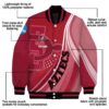 customized san diego state aztecs wave patterns red jacket new arrival