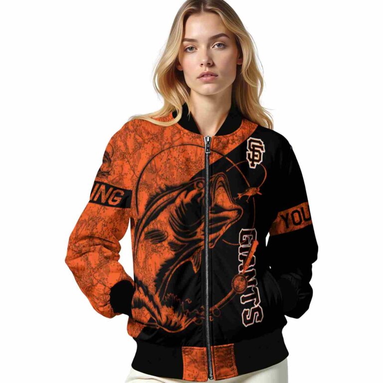 customized san francisco giants fishing rod black jacket latest model