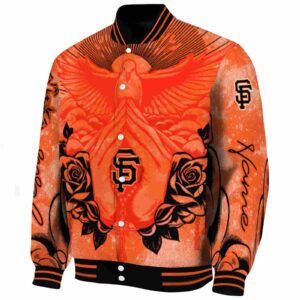 customized san francisco giants praying hands orange jacket best selling