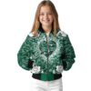 customized saskatchewan roughriders heart explosion green jacket top rated