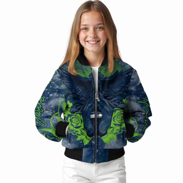 customized seattle seahawks praying hands blue jacket top rated