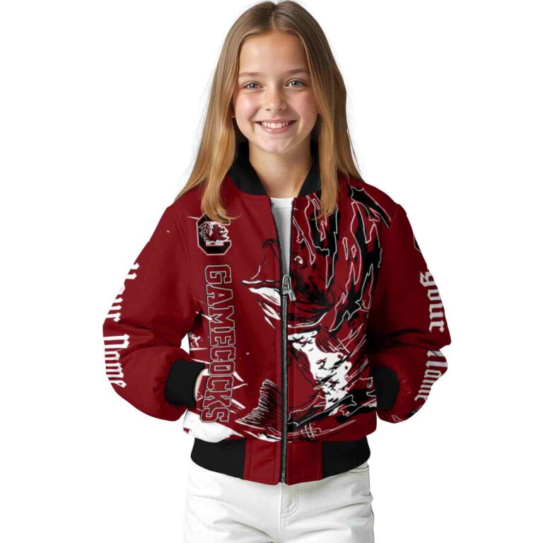 customized south carolina gamecocks fishing passion garnet white jacket top rated