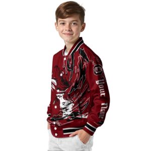 customized south carolina gamecocks fishing passion garnet white jacket trendy