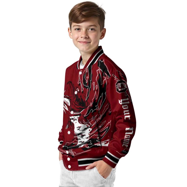 customized south carolina gamecocks fishing passion garnet white jacket trendy