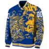 customized st louis blues fishing art blue jacket best selling