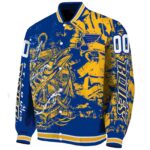 customized st louis blues fishing art blue jacket best selling