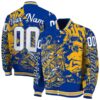 customized st louis blues fishing art blue jacket fashion forward