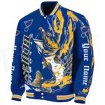 customized st louis blues fishing passion blue white jacket best selling