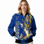 customized st louis blues fishing passion blue white jacket best selling