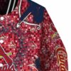 customized st louis cardinals heart explosion red jacket premium grade