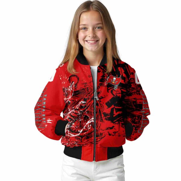 customized tampa bay buccaneers fishing art red jacket top rated