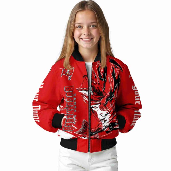 customized tampa bay buccaneers fishing passion red white jacket top rated
