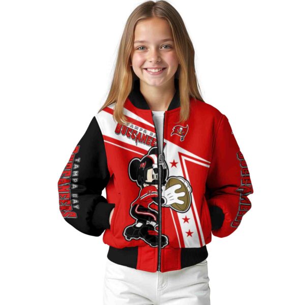 customized tampa bay buccaneers mickey football red white jacket top rated