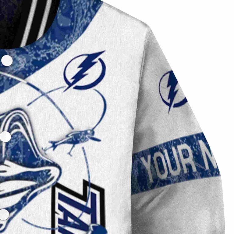 customized tampa bay lightning fishing rod white jacket premium grade