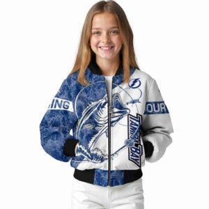customized tampa bay lightning fishing rod white jacket top rated