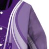 customized tcu horned frogs wave patterns purple jacket premium grade