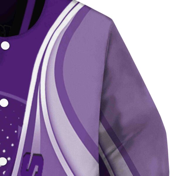 customized tcu horned frogs wave patterns purple jacket premium grade