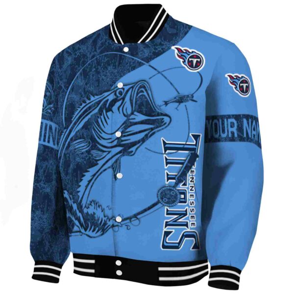 customized tennessee titans fishing rod blue jacket best selling