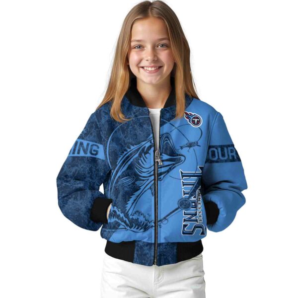 customized tennessee titans fishing rod blue jacket top rated