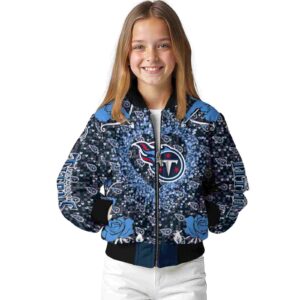 customized tennessee titans heart explosion navy jacket top rated