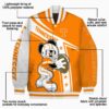 customized tennessee volunteers mickey football orange white jacket new arrival