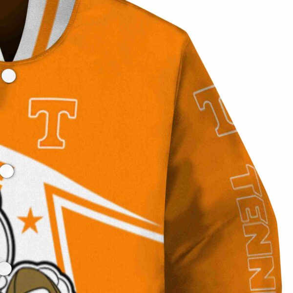 customized tennessee volunteers mickey football orange white jacket premium grade
