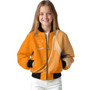customized tennessee volunteers wave patterns orange jacket top rated