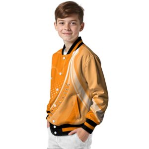 customized tennessee volunteers wave patterns orange jacket trendy