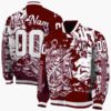customized texas am aggies fishing art maroon jacket fashion forward