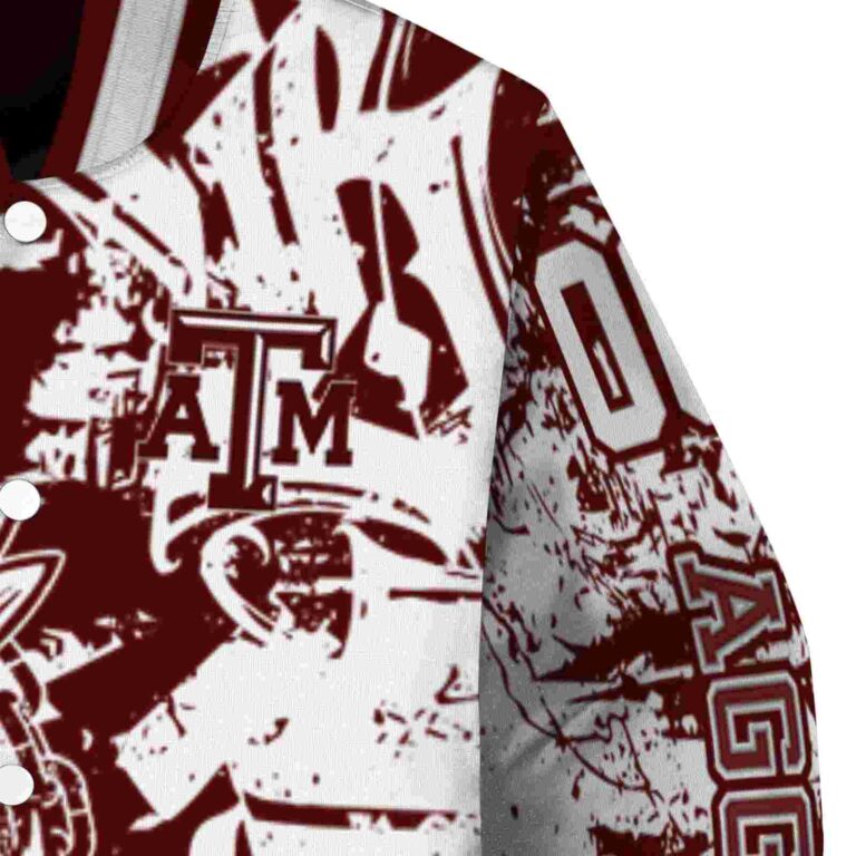 customized texas am aggies fishing art maroon jacket premium grade