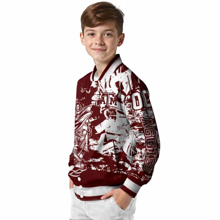 customized texas am aggies fishing art maroon jacket trendy