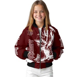 customized texas am aggies fishing passion maroon white jacket top rated