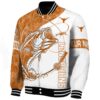 customized texas longhorns fishing rod white jacket best selling