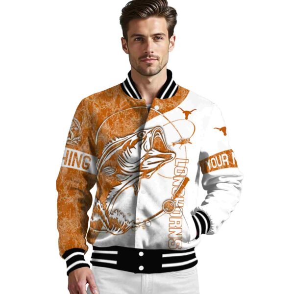 customized texas longhorns fishing rod white jacket high quality