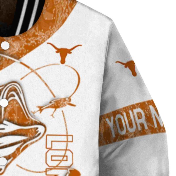 customized texas longhorns fishing rod white jacket premium grade