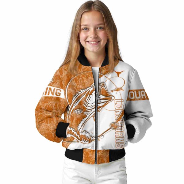 customized texas longhorns fishing rod white jacket top rated