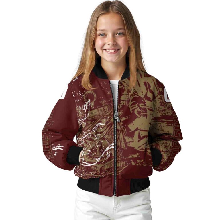 customized texas state bobcats fishing art maroon jacket top rated