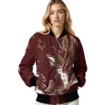 customized texas state bobcats fishing passion maroon white jacket best selling