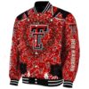 customized texas tech red raiders heart explosion red jacket best selling
