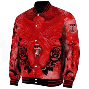 customized texas tech red raiders praying hands red jacket best selling