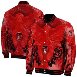 customized texas tech red raiders praying hands red jacket fashion forward