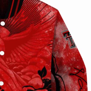 customized texas tech red raiders praying hands red jacket premium grade