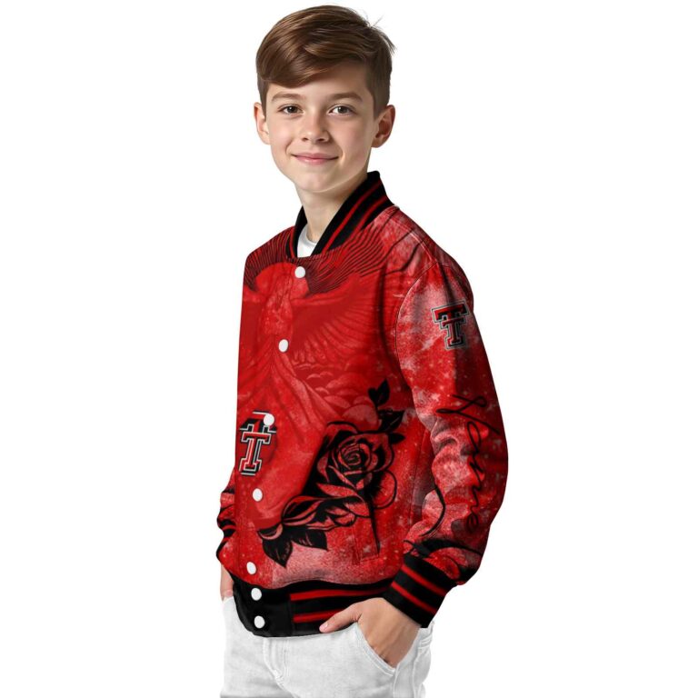 customized texas tech red raiders praying hands red jacket trendy