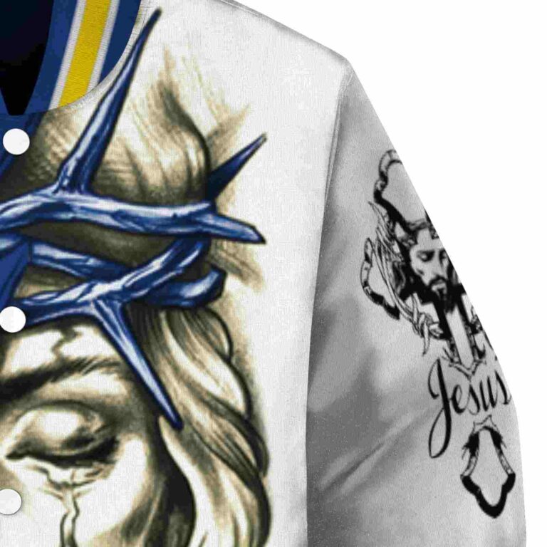 customized toledo rockets jesus tears blue white jacket premium grade