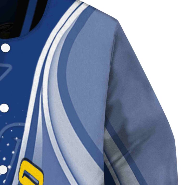 customized toledo rockets wave patterns blue jacket premium grade