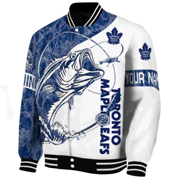 customized toronto maple leafs fishing rod white jacket best selling