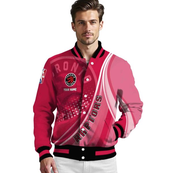 customized toronto raptors wave patterns red jacket high quality